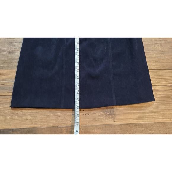 VTG City Triangles Sheath Dress Womens 9 90's Y2K Velvet Blue/Black Square Neck - Picture 9 of 9